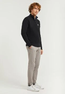 POLO CLUB Zipper NeckBlock- Trui - Black -ZALANDO WINKEL 0001d356a98c4e5caba55e87d5034345