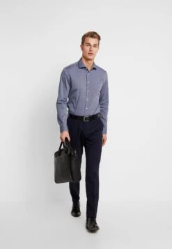 Seidensticker Slim Fit Spread Kent Patch - Zakelijk Overhemd - Dark Blue -ZALANDO WINKEL 00baf3eb622b4b2ba03a250c7e9cb79b