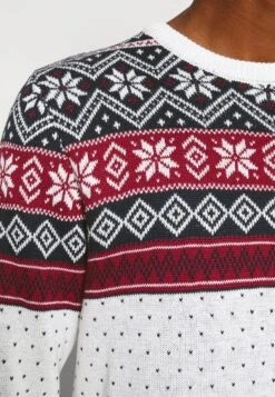 Lindbergh O-Neck Xmas - Trui - Cream White -ZALANDO WINKEL 0325222f1d00447dbb916d5722386ed6