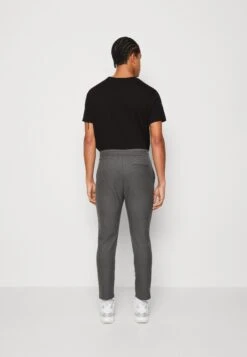 Only & Sons Onslinus Tap Crop Pant - Broek - Medium Grey Melange -ZALANDO WINKEL 03484d5eea164531ba3fdc9a36154fbb