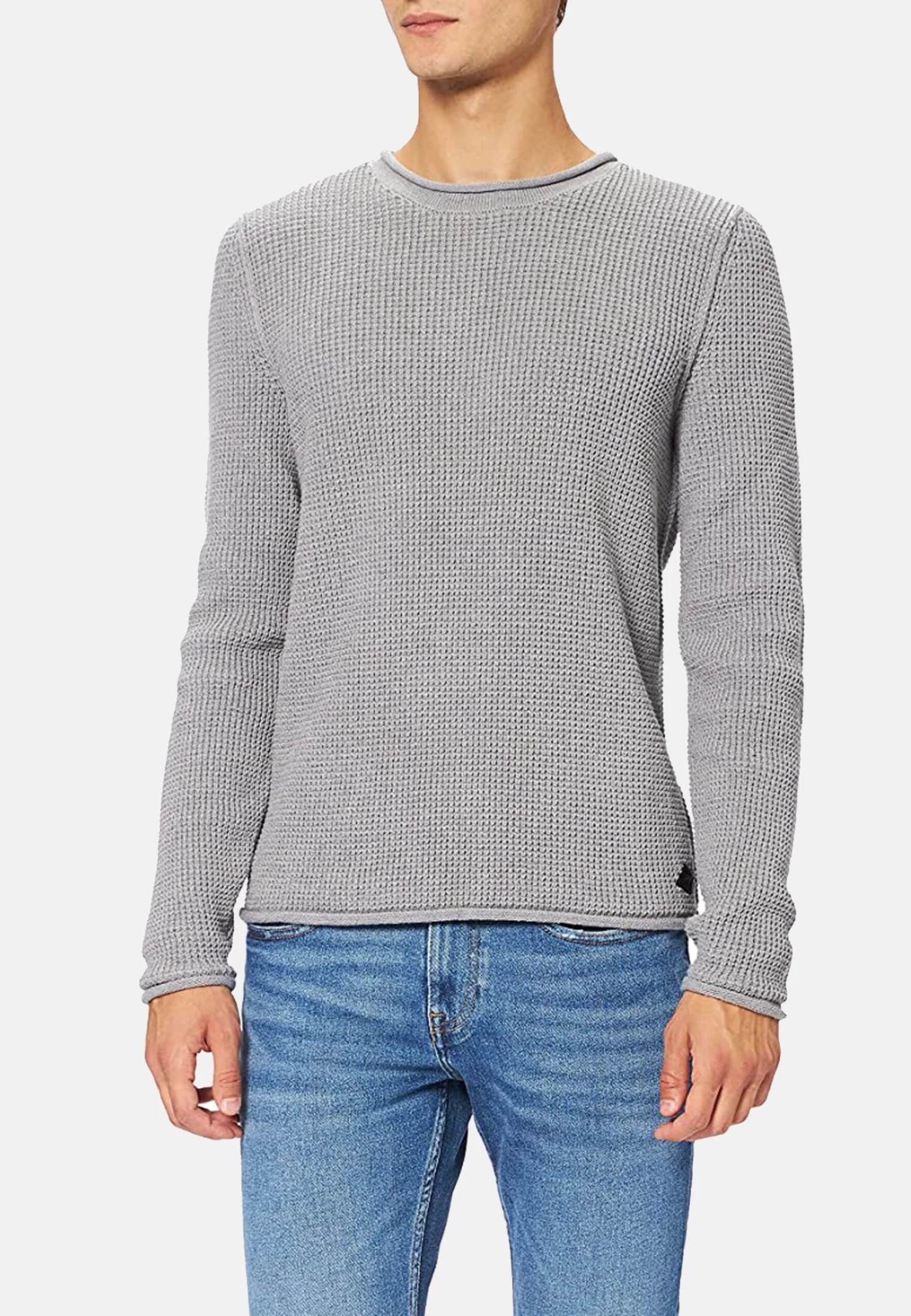 Replay Trui - Grey Med Melange 3 Replay Trui - Grey Med Melange