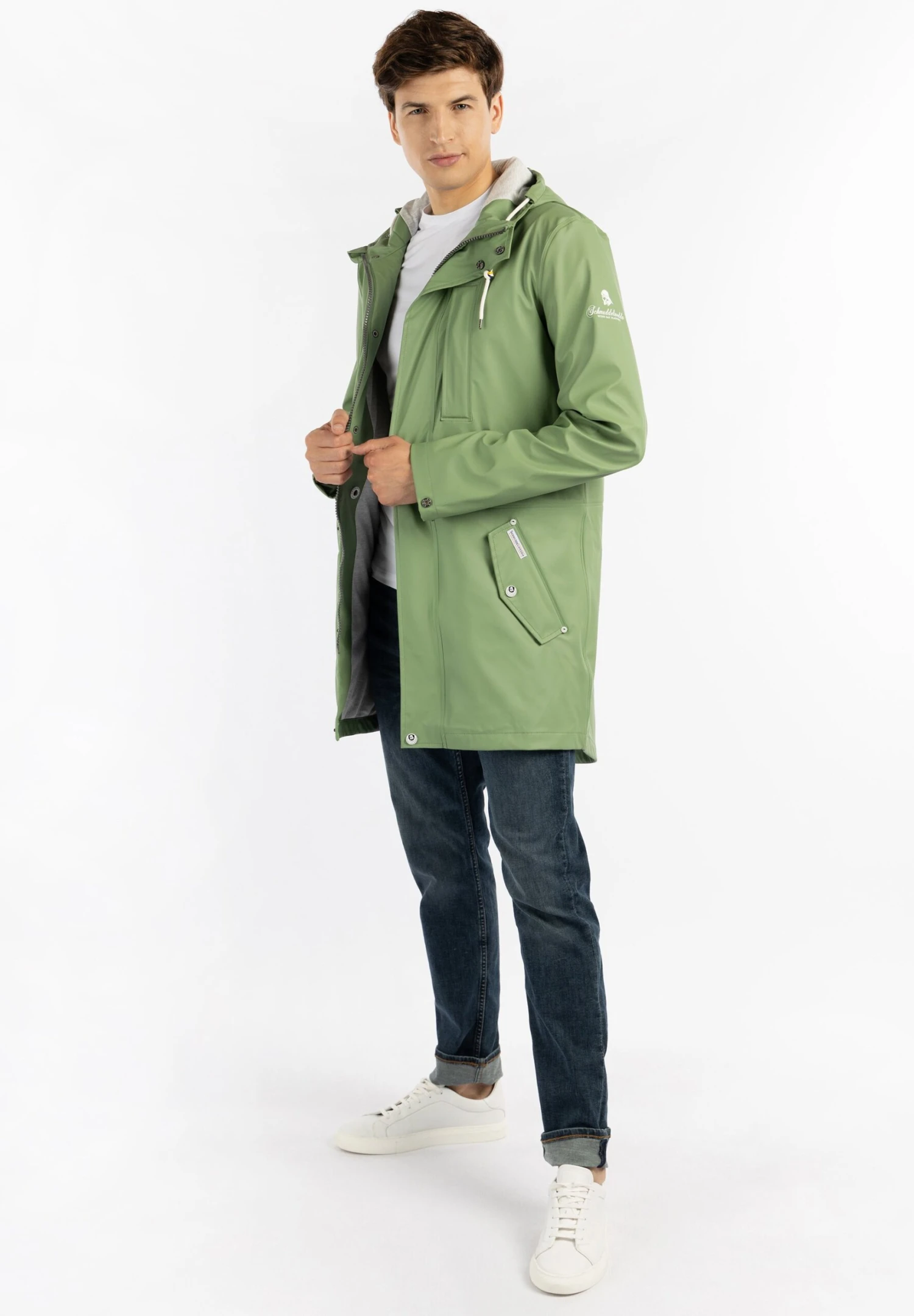 Schmuddelwedda Bridgeport - Parka - Jadegrün 4 Schmuddelwedda Bridgeport - Parka - Jadegrün - Afbeelding 2