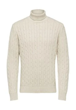Selected Homme Slhryan Structure Roll Neck - Trui - Bone White -ZALANDO WINKEL 04b678129bd2494e9c378f28b0a8e0f0