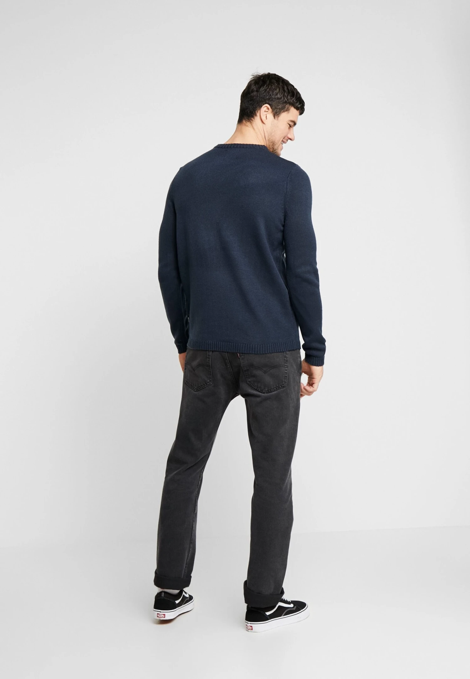 Only & Sons Onsxmas Funny Badge - Trui - Blue Nights 5 Only & Sons Onsxmas Funny Badge - Trui - Blue Nights - Afbeelding 3