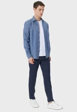 Dobby Weave - Overhemd - Blue Navy Blue -ZALANDO WINKEL 05804bbe6670447baca2b2614f3d6f62