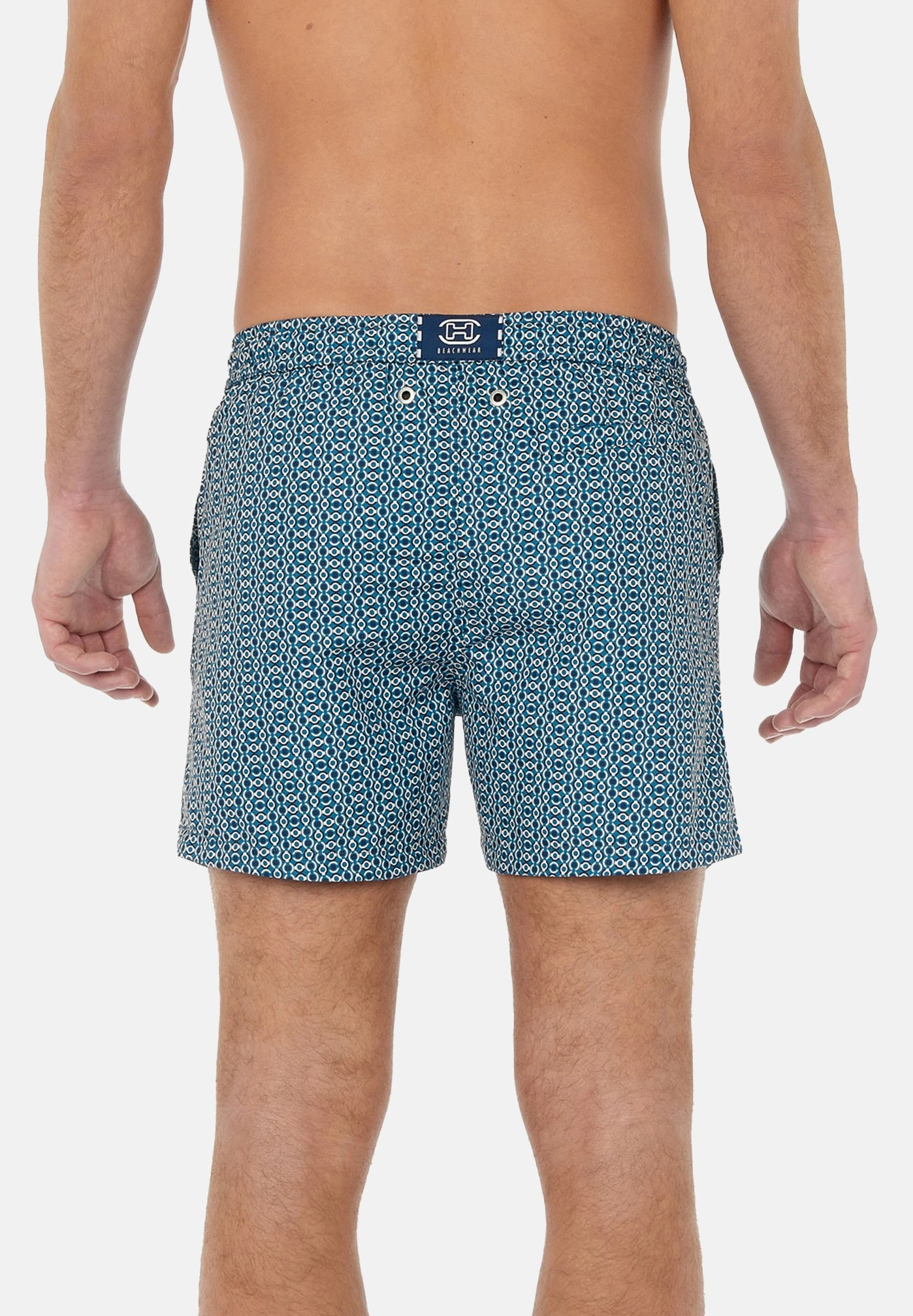 Hom Adriano - Zwemshorts - Green Print 4 Hom Adriano - Zwemshorts - Green Print - Afbeelding 2
