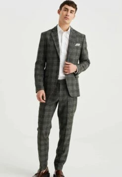 WE FASHION Slim Fit Met Dessin - Pantalon - Green -ZALANDO WINKEL 07d8a9e66be44bd891363ddeb14241c7