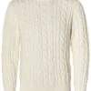 Selected Homme Slhchain Crew Neck - Trui - Egret -ZALANDO WINKEL 08e1fd93539a4b4b9bc9d62ae5e3e57d