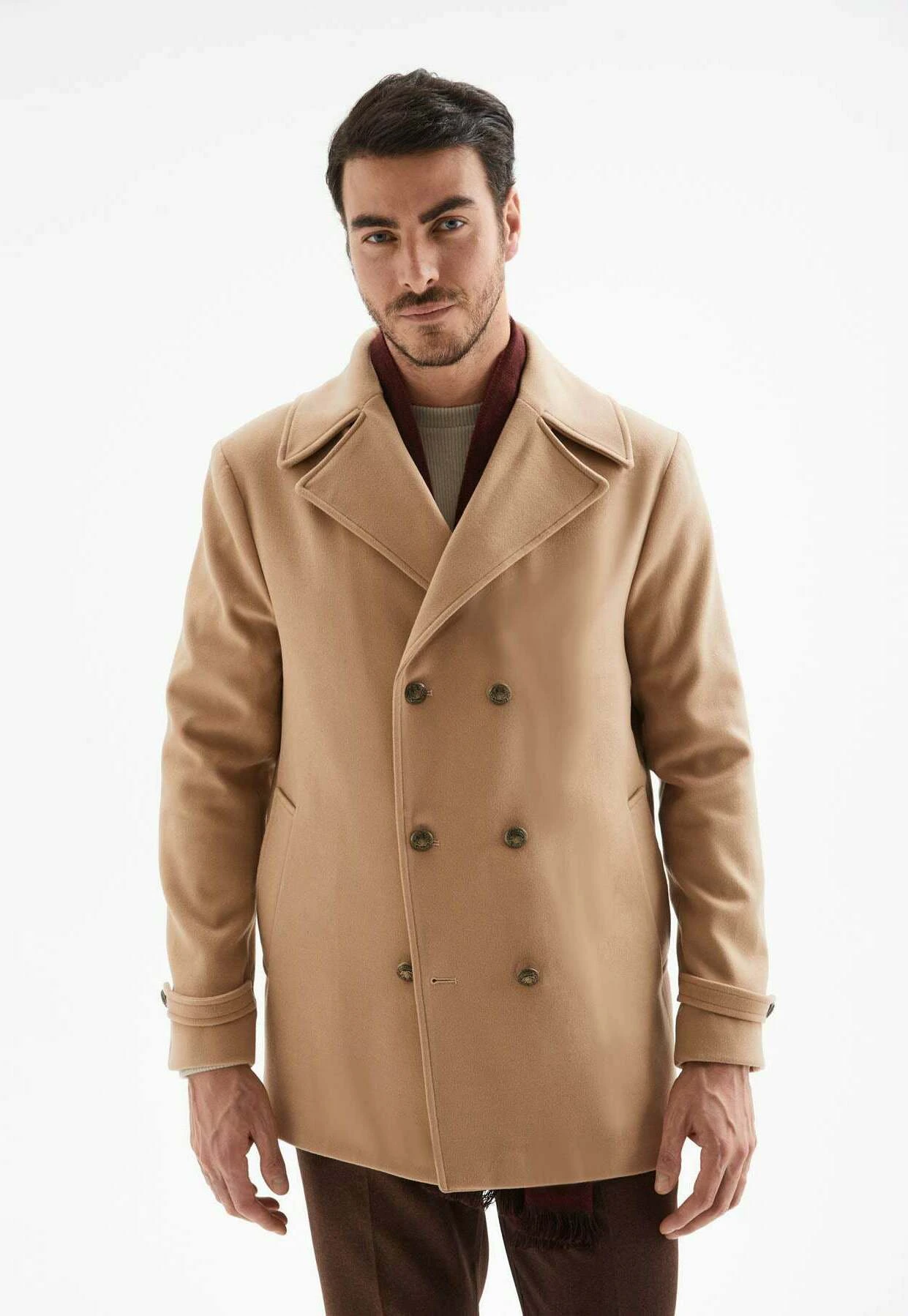 Halflange Jas - Camel 3 Halflange Jas - Camel