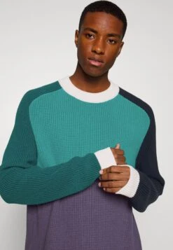 Marc O'Polo DENIM Trui - Multi/Moonstone Teal -ZALANDO WINKEL 09d018474ce54329af9c9c1601ef6346