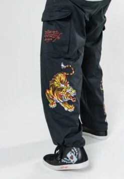 Ed Hardy Double Tiger - Cargobroek - Washed Black -ZALANDO WINKEL 0bb92ba4a96a4d9bab148cba04ea3161