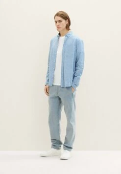 TOM TAILOR Denim Mit Brusttasche - Overhemd - Helsinki Night Blue Chambray -ZALANDO WINKEL 0be93e359ab54cc2a130d62895e9b02e