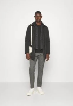 NN07 Blake - Halflange Jas - Black -ZALANDO WINKEL 0cb9f3ef8f9547758b52272fda803187