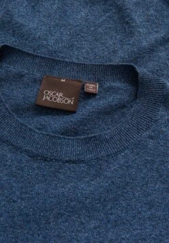 Oscar Jacobson Custer Roundneck - Trui - French Blue -ZALANDO WINKEL 0e864b4b8a554d61a62be89f27760346