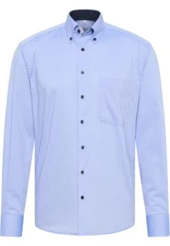 Eterna Unifarbenes Pinpoint Comfort Fit - Overhemd - Blau -ZALANDO WINKEL 0f82dc8fab2d4885880cf013b9023f4b