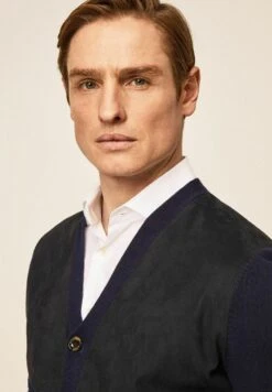 Hackett London Safari Hybrid Cardi - Vest - Navy -ZALANDO WINKEL 0f88d8aeb08947469cc33b0420ee5978