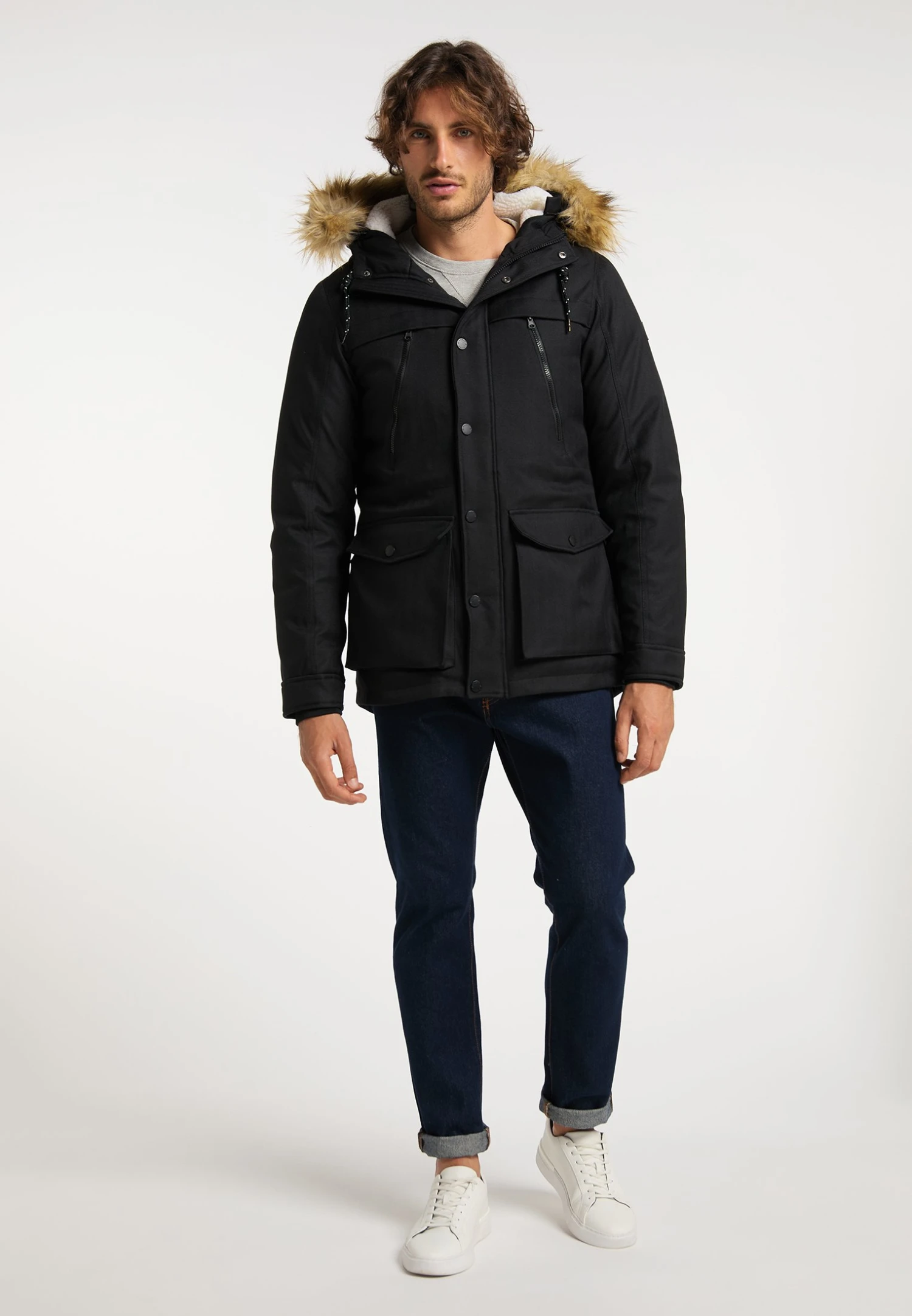 Taloon - Winterjas - Schwarz 4 Taloon - Winterjas - Schwarz - Afbeelding 2