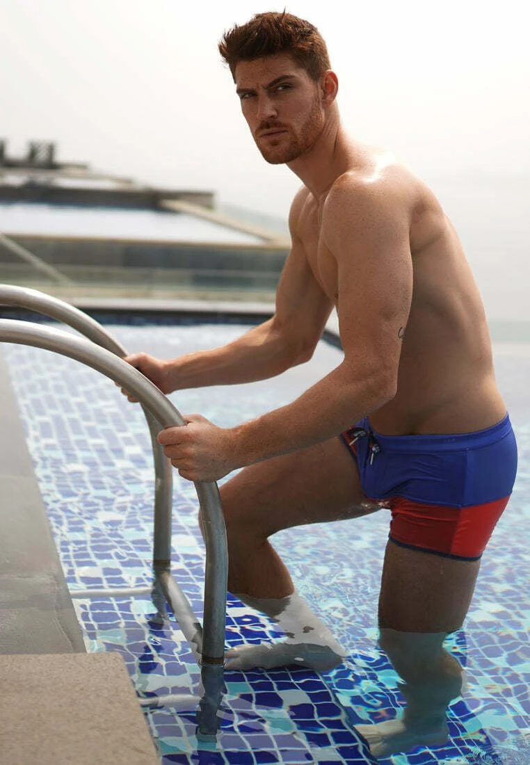 Sentosa - Zwemshorts - Blue Orange 6 Sentosa - Zwemshorts - Blue Orange - Afbeelding 4