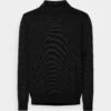 Selected Homme Slhrobert Mock Neck - Trui - Black -ZALANDO WINKEL 11284b55b918429495fb08b05cbea8bc