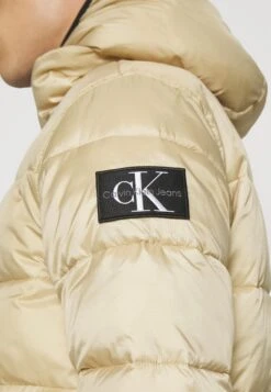 Calvin Klein Jeans Trim Padded Jacket - Winterjas - Travertine -ZALANDO WINKEL 11f309b7bb62442ea1011a98bb92950c