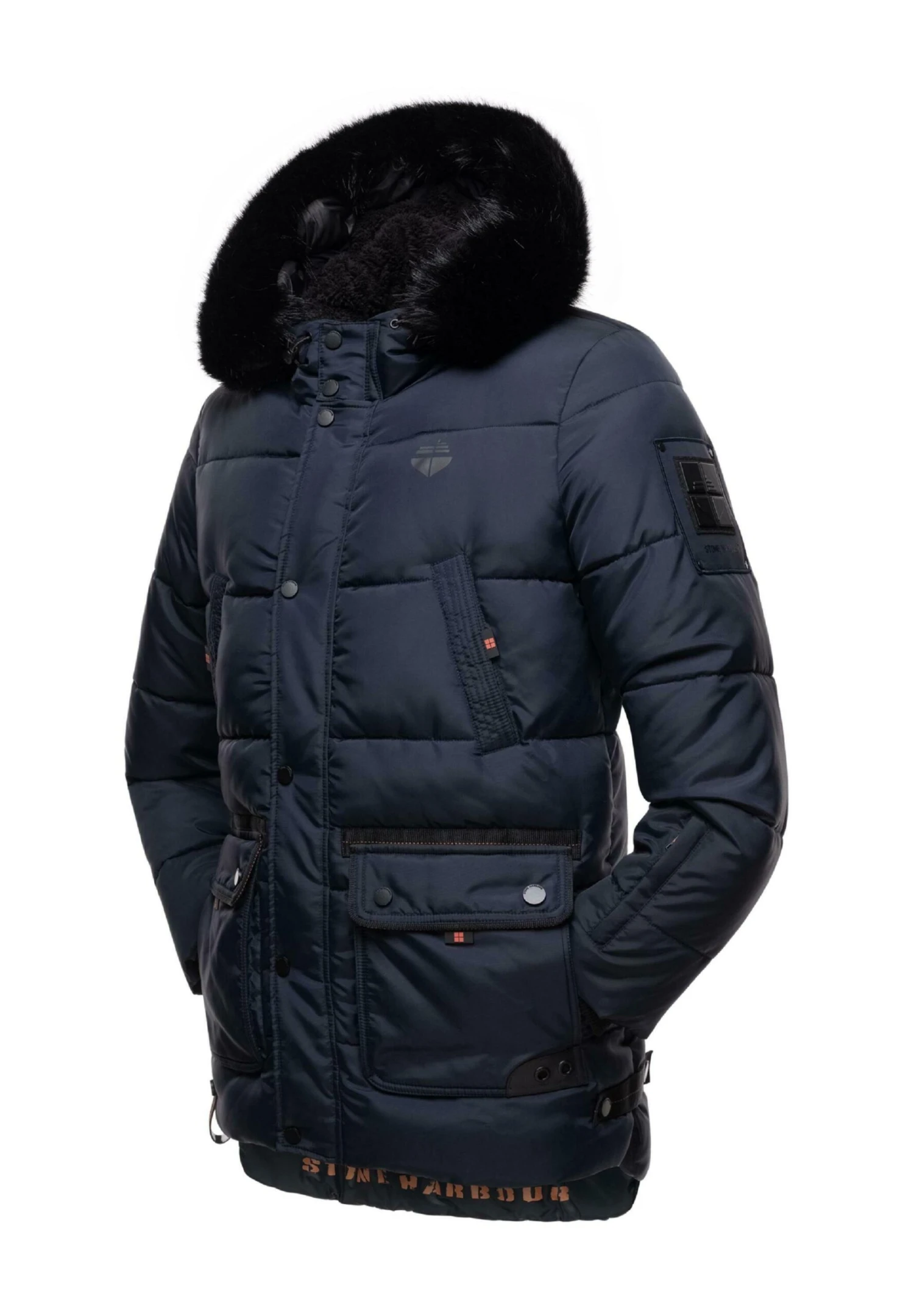 Mironoo - Winterjas - Dark Blue 5 Mironoo - Winterjas - Dark Blue - Afbeelding 3