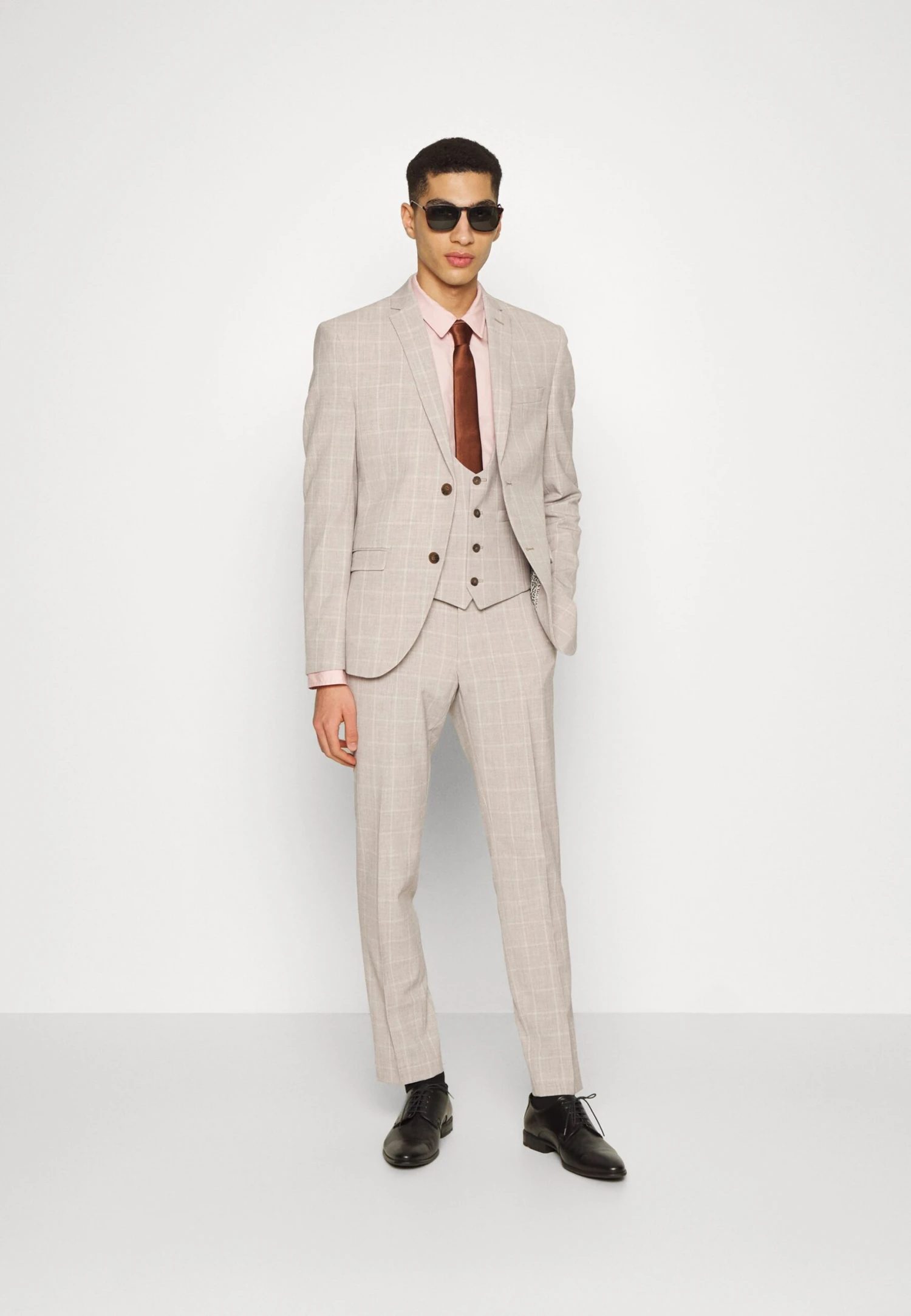 The Fashion Suit- Kostuum - Beige 4 The Fashion Suit- Kostuum - Beige - Afbeelding 2