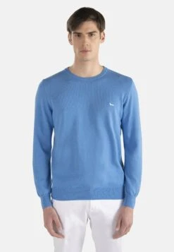 HARMONT&BLAINE Paricollo Basic Punto Nocciolino - Trui - Celeste