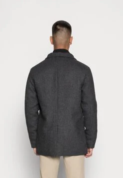 Jack & Jones Jjedunham Sn - Halflange Jas - Dark Grey Melange -ZALANDO WINKEL 14b7693d8b7c48d48ee8c48d9c5b1840