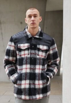 Toni - Halflange Jas - Black/White -ZALANDO WINKEL 15a4b21177e34829bc3eefcde9f4ca0f