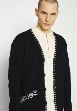 NN07 Jasper Cardigan - Vest - Black -ZALANDO WINKEL 15c3d323b9554a939d9afb6234dfd38e