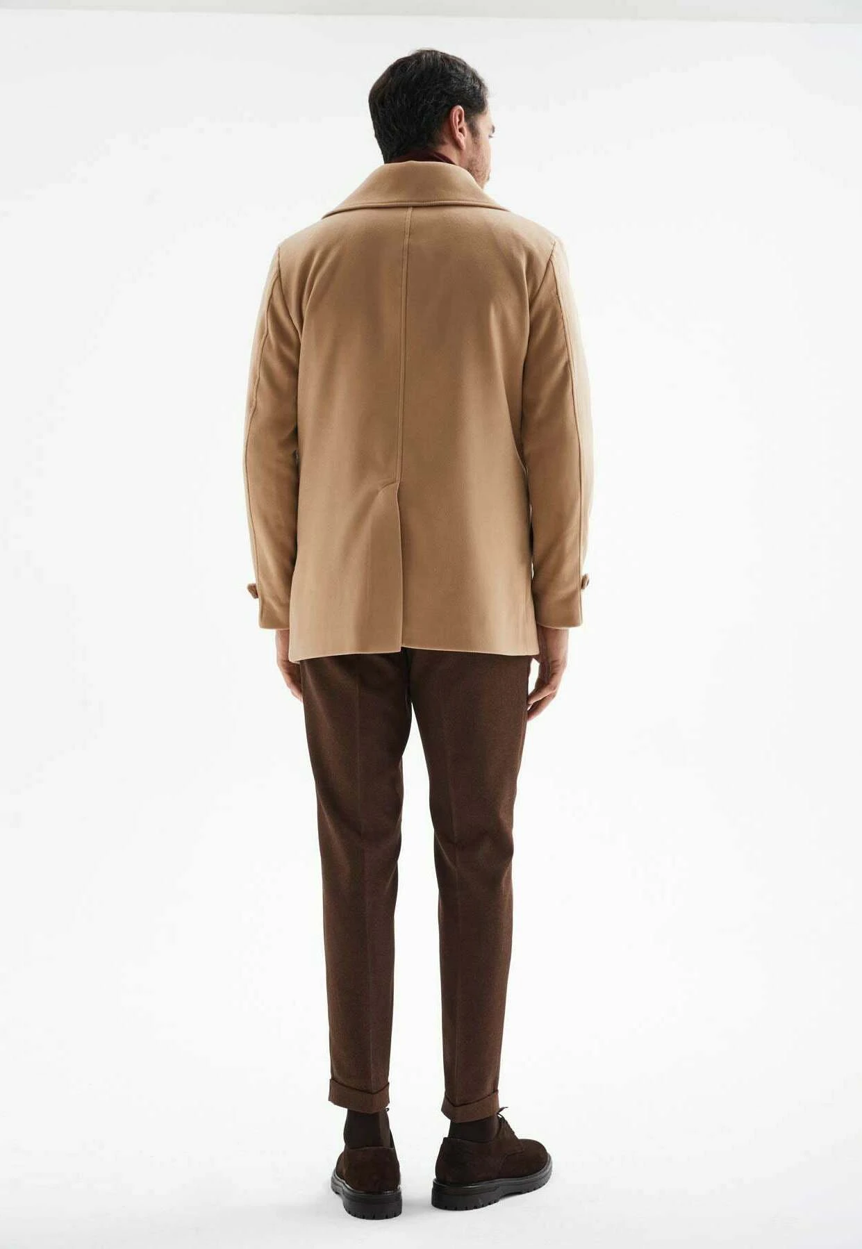 Halflange Jas - Camel 5 Halflange Jas - Camel - Afbeelding 3