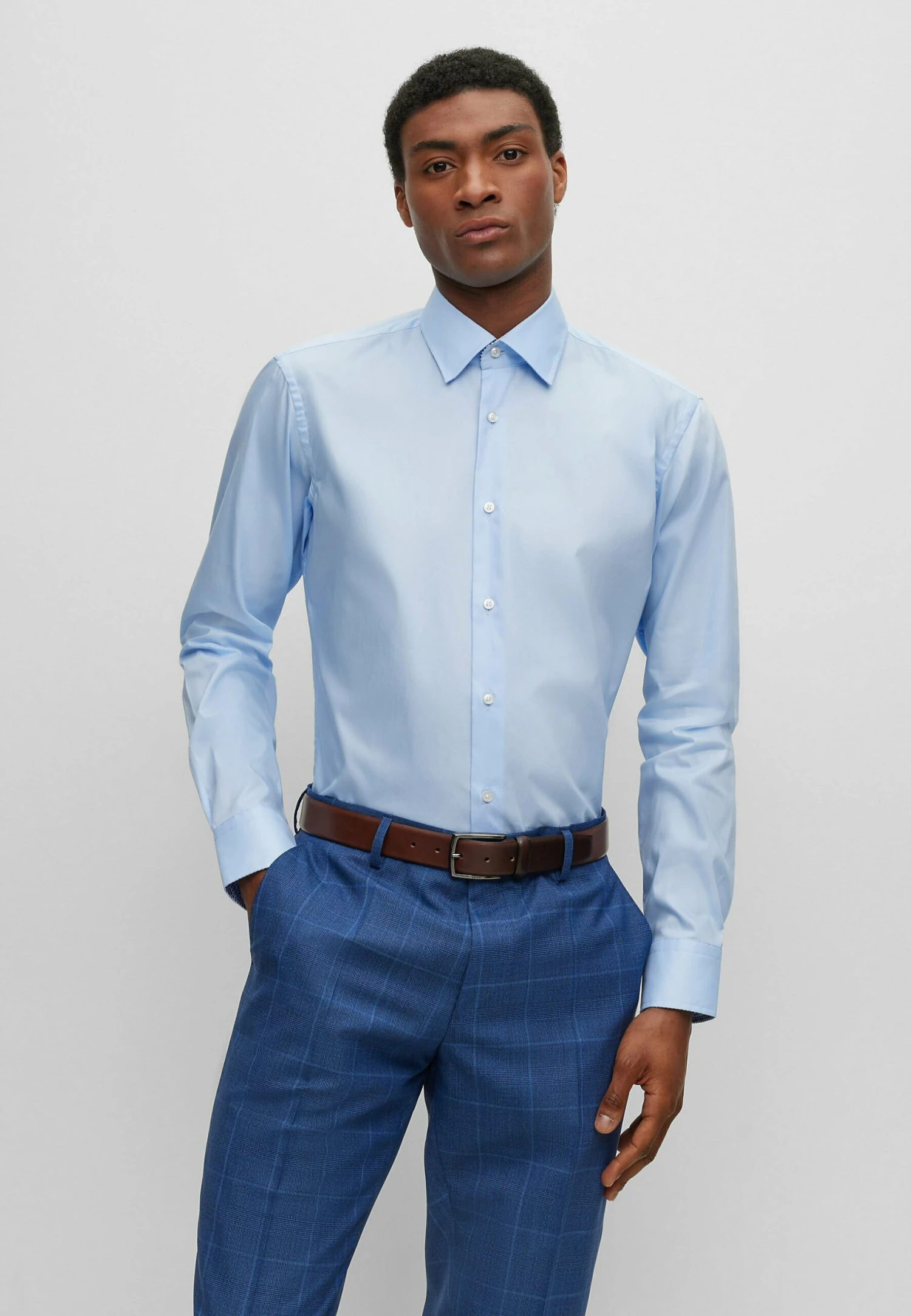 Boss H-Joe-Kent-C3 - Overhemd - Light Blue 3 Boss H-Joe-Kent-C3 - Overhemd - Light Blue