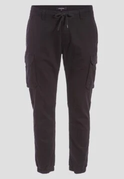 Mit Tunnelzug In Der Taille - Cargobroek - Noir -ZALANDO WINKEL 168116d8ed154ee5a1516aa4d3297d60