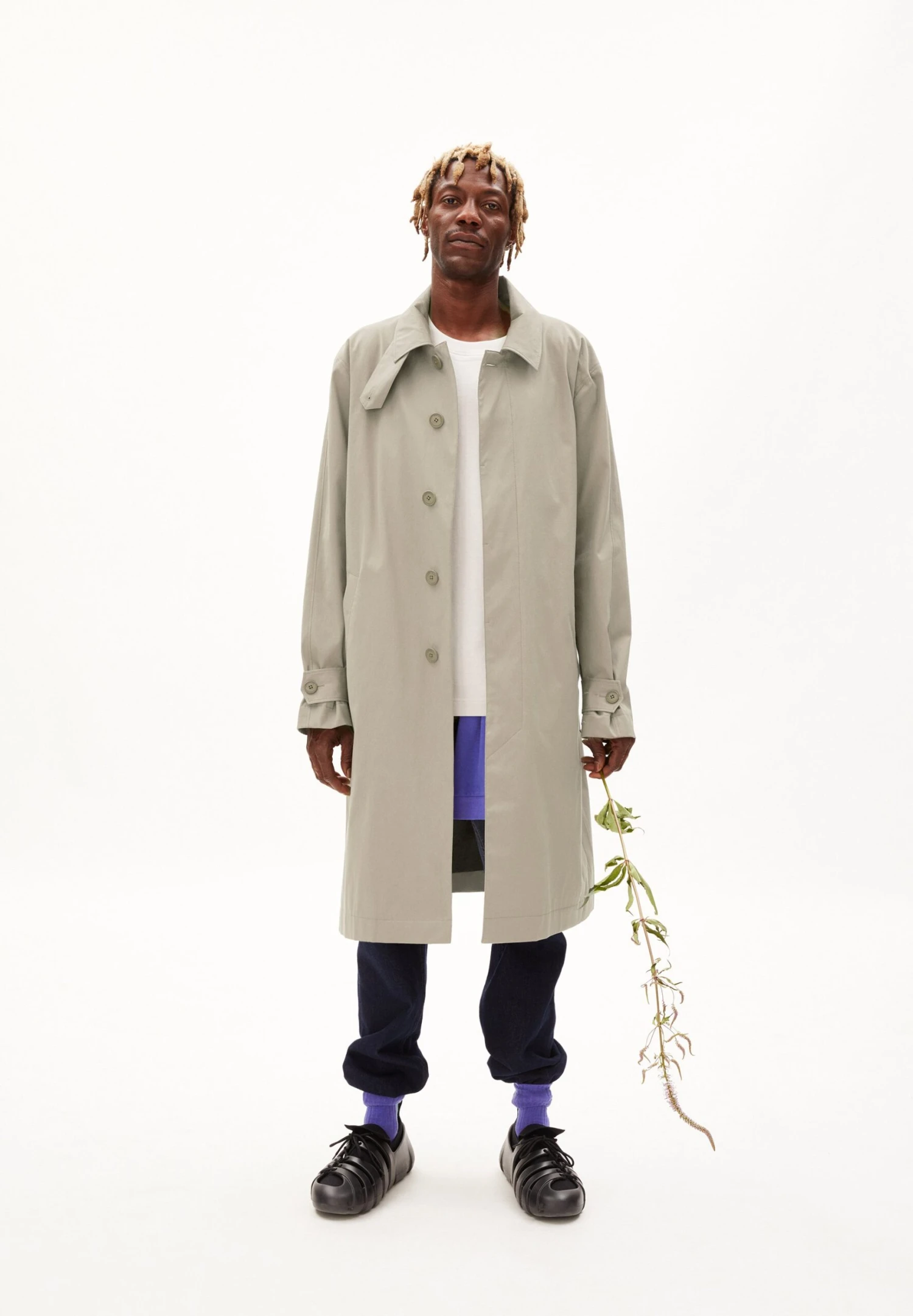 Armedangels Saarik - Mantel - Sand Stone 8 Armedangels Saarik - Mantel - Sand Stone - Afbeelding 6