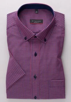 Eterna Modern Fit- Overhemd - Rot/Blau -ZALANDO WINKEL 198fc71ab53a4eaaa5835c910dac7927