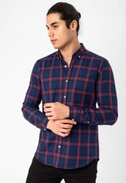 Daniel - Overhemd - NavyBordeaux -ZALANDO WINKEL 1a1768a6fc0e41dd8ebba9fca15a18eb