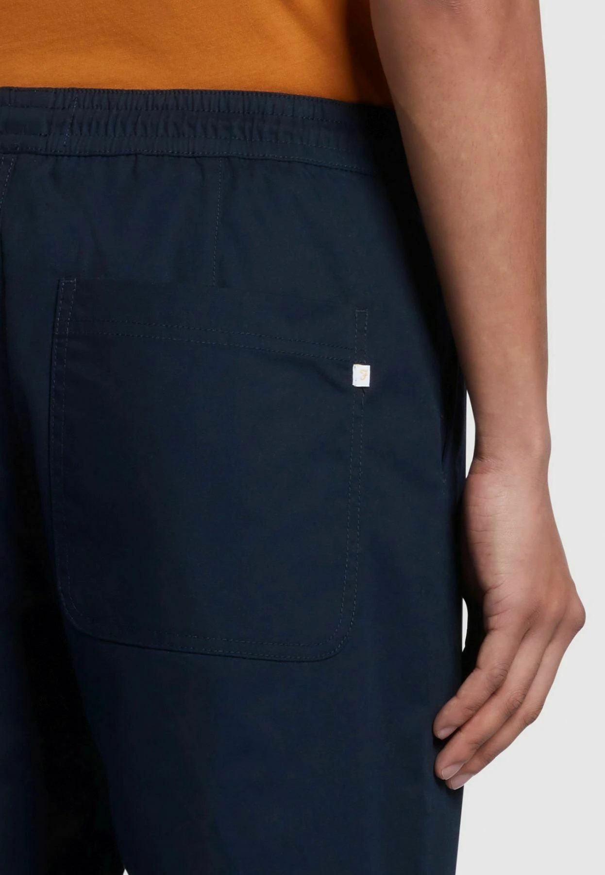 Farah Rushmore Drawstring- Broek - True Navy 6 Farah Rushmore Drawstring- Broek - True Navy - Afbeelding 4