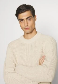 Selected Homme Slhcarl Crew Neck - Trui - Oatmeal -ZALANDO WINKEL 1c246552a65a4fc2a82c8395aeb7c945