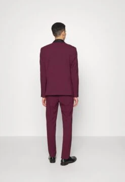 Lindbergh Sustainable Tuxedosuit - Kostuum - Burgundy -ZALANDO WINKEL 1c3950c5bac742f591e3798fd959017e