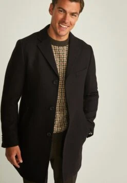 Steven- Halflange Jas - Dark Brown Mel