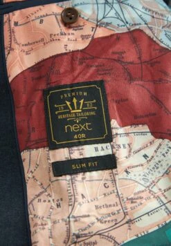 Next Trimmed Herringbone - Colbert - Navy Blue 23 Next Trimmed Herringbone - Colbert - Navy Blue -ZALANDO WINKEL 1ca117cf093f414c9836308840c78241