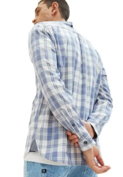 Tom Tailor Mit Karomuster - Overhemd - Off White Blue Check -ZALANDO WINKEL 1cdded211b2346c7824cc23a2e8bb3c0