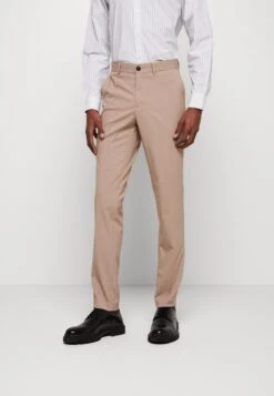 Lindbergh Plain Mens Suit - Kostuum - Beige Mel -ZALANDO WINKEL 1d0abc7629bb4c7f8cd669b22fd5a2e4