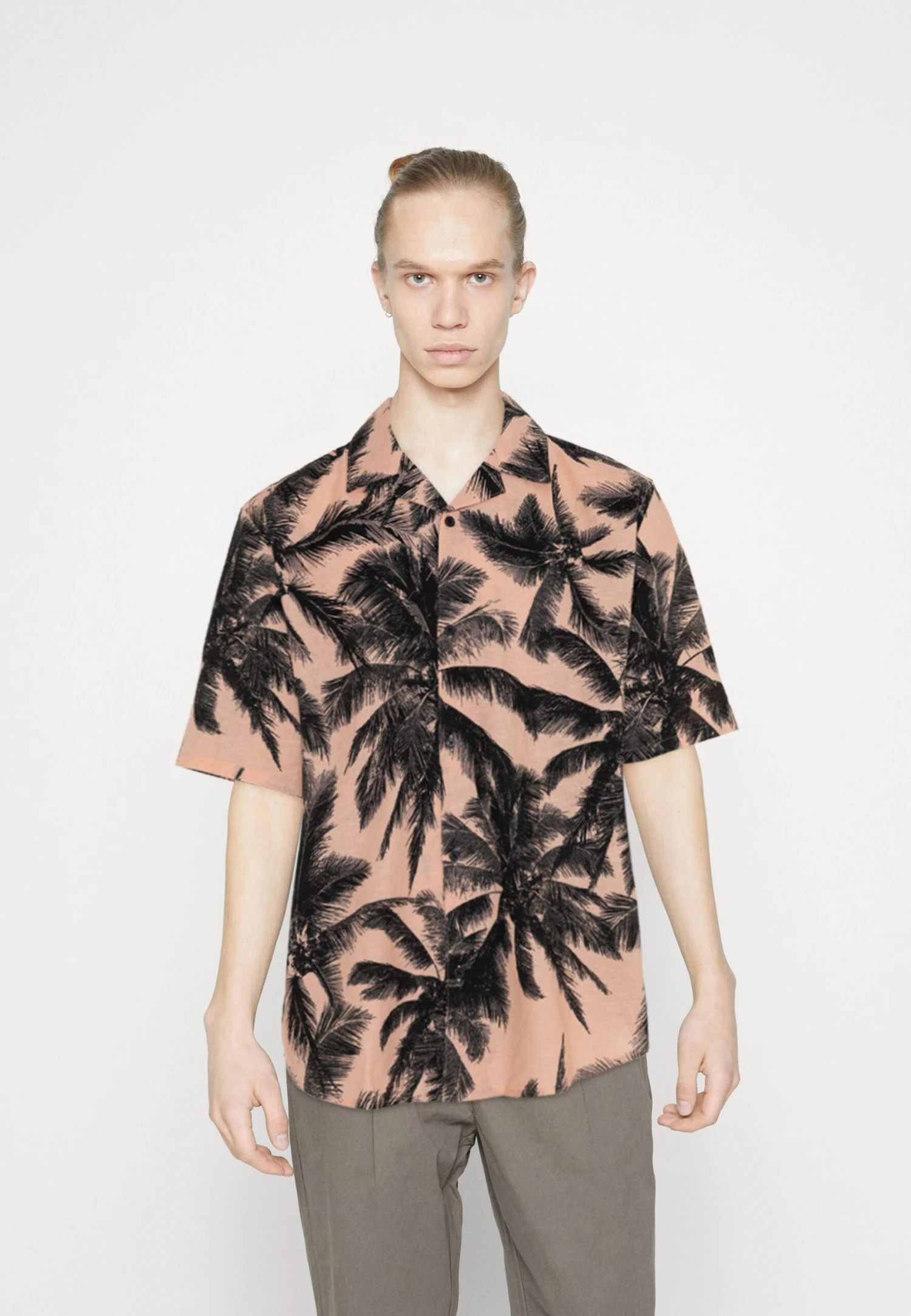 Only & Sons Onstie Palm- Overhemd - Peach Nectar 3 Only & Sons Onstie Palm- Overhemd - Peach Nectar