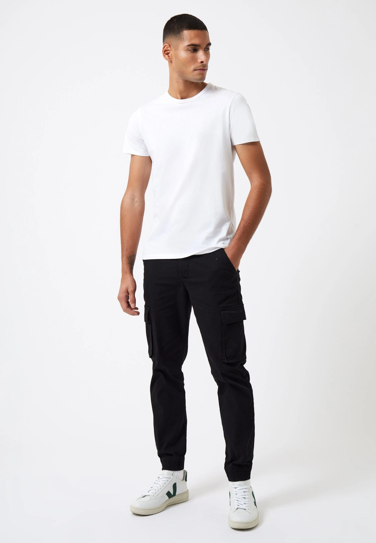 French Connection With Elasitcated Cuff - Cargobroek - Black 4 French Connection With Elasitcated Cuff - Cargobroek - Black - Afbeelding 2