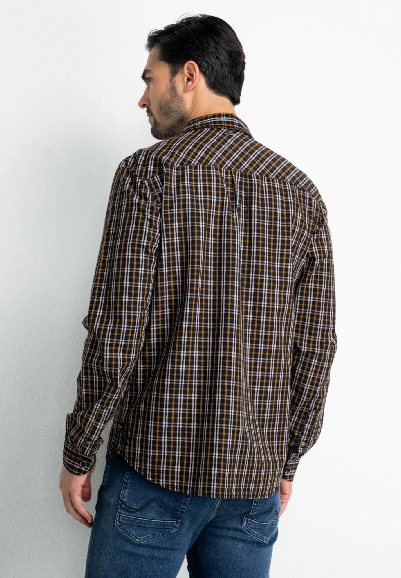 Petrol Industries Checked - Overhemd - Dark Gold 5 Petrol Industries Checked - Overhemd - Dark Gold - Afbeelding 3