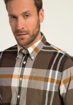 JP1880 Karo LangarmButtondown Kragen Modern Fit - Overhemd - Braungrau 6 JP1880 Karo LangarmButtondown Kragen Modern Fit - Overhemd - Braungrau -ZALANDO WINKEL 1ed11a6ba394499e85ab1aab1df9d1fe