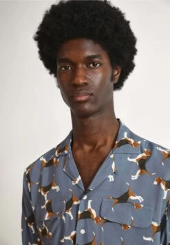 Scalpers Print Beagle- Overhemd - Navy 8 Scalpers Print Beagle- Overhemd - Navy -ZALANDO WINKEL 204c120df74a4bc4aaa4aa38f150ae08