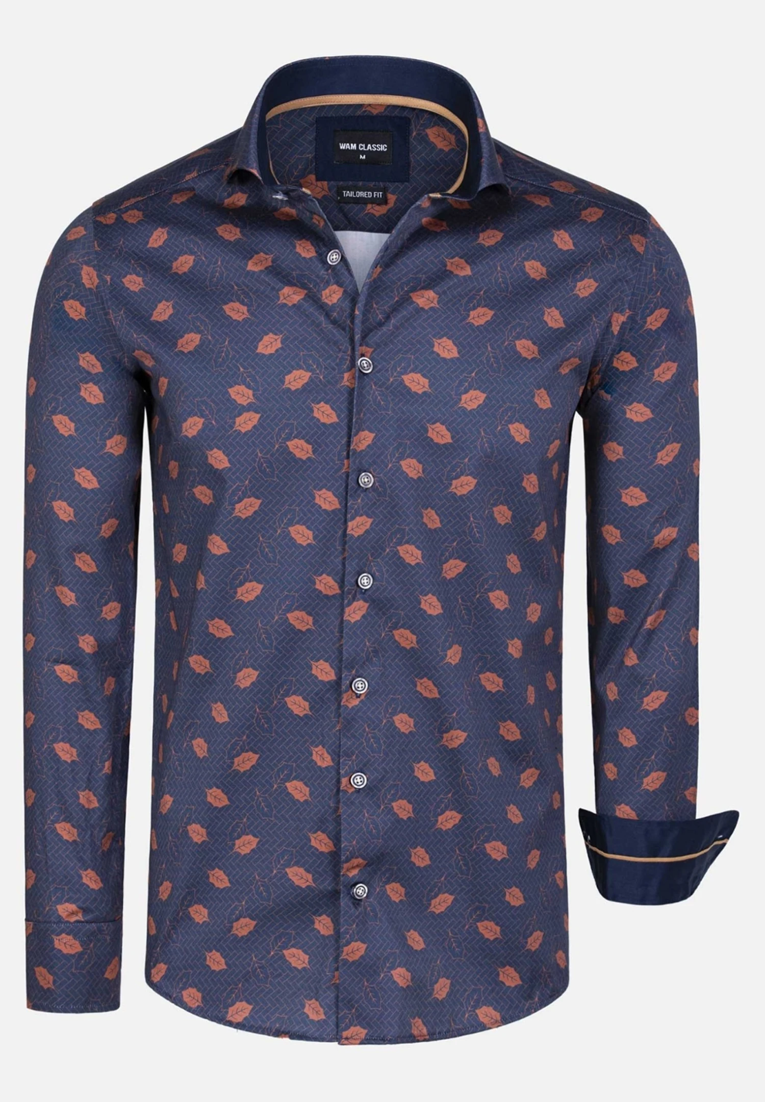 Lange Mouw Rathmore - Overhemd - Navy 6 Lange Mouw Rathmore - Overhemd - Navy - Afbeelding 4