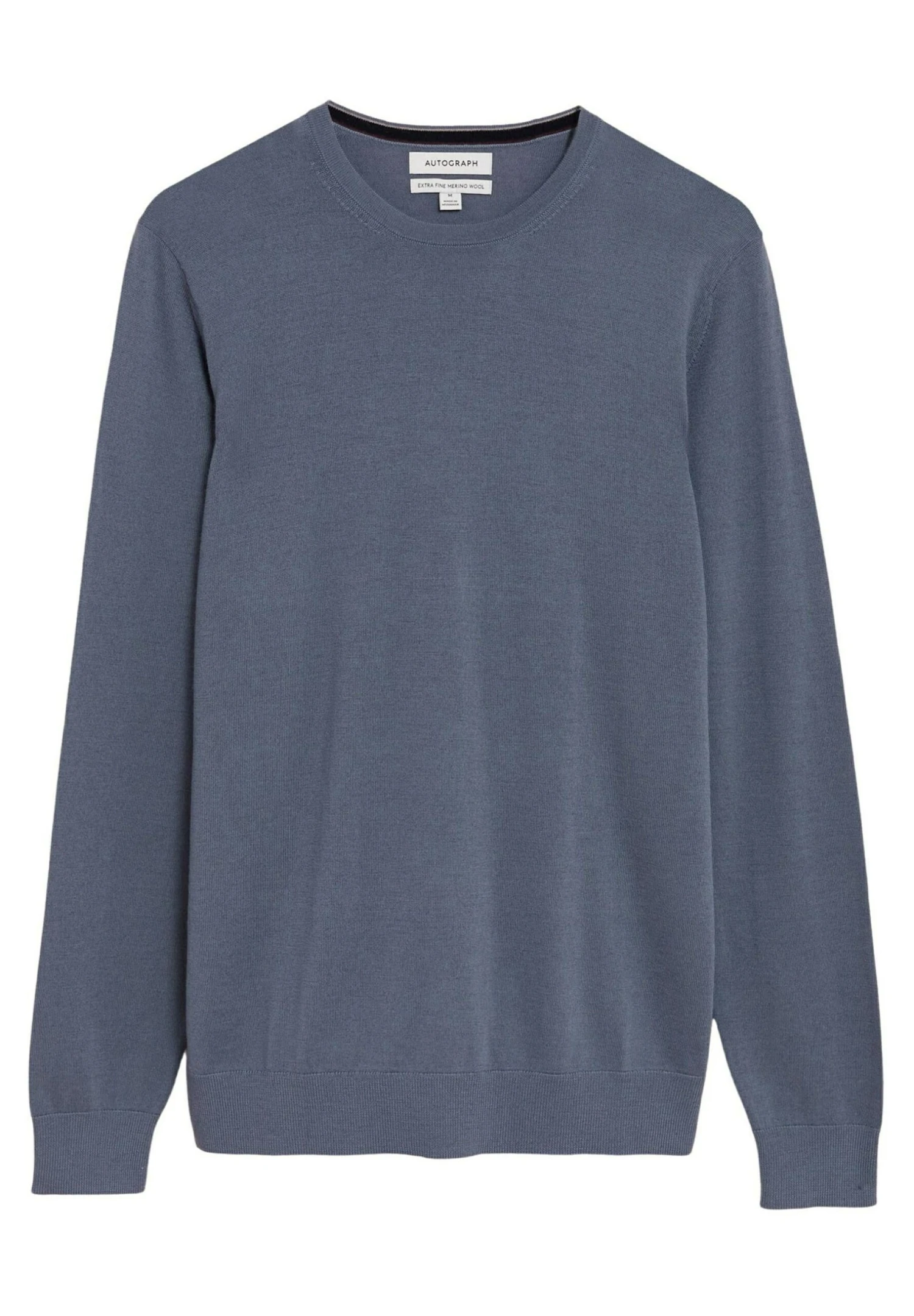Marks & Spencer Pure Extra Fine Merino Wool Crew Neck - Trui - Light Airforce 6 Marks & Spencer Pure Extra Fine Merino Wool Crew Neck - Trui - Light Airforce - Afbeelding 4
